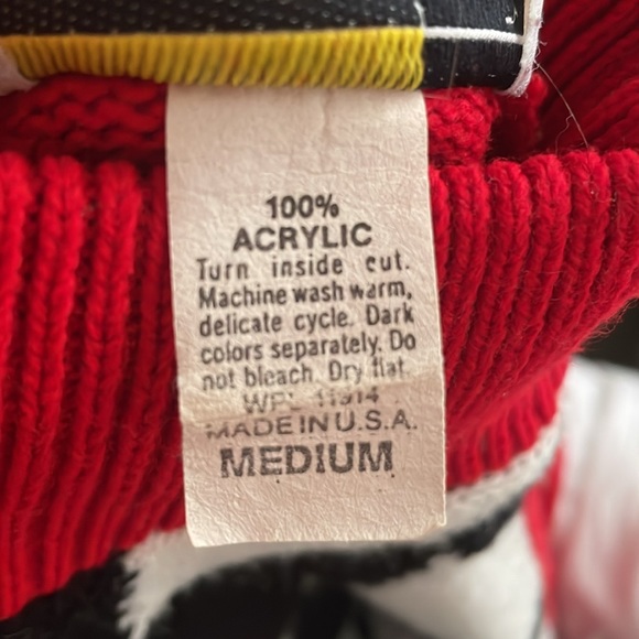 Amazing Vintage Diamond Argyle Sweater by Traffic Jam 80s - Picture 4 of 4